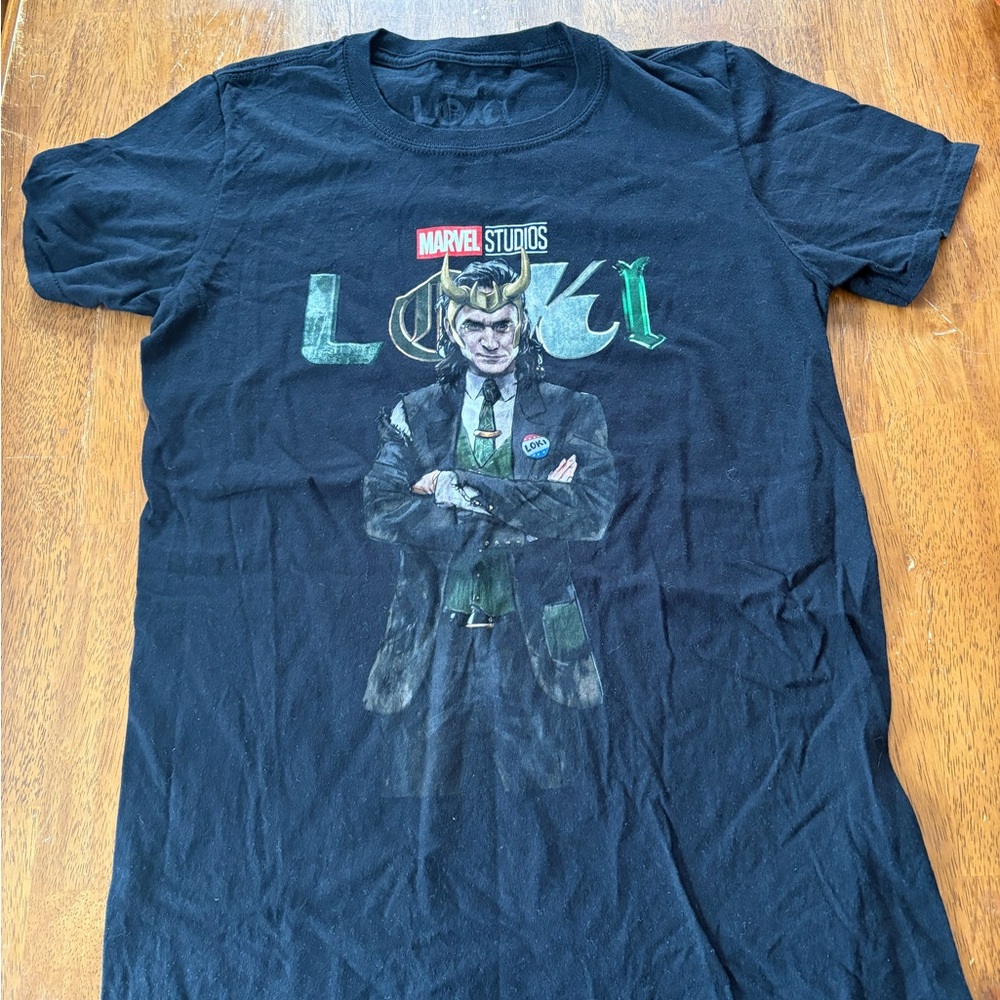 Marvel Loki Black Graphic Tee